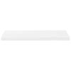 Floating Shelves Set 4 Pcs. High Gloss White 80 X 23.5 X 3.8 Cm MDF