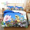 Digimon Anime Bed Linen Collection Single Size Size Single Size Full Queen Size King Size Size Bed Collection Adult Kid Bedroom Adventure Monster