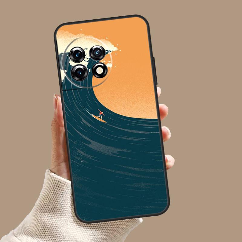 

Surfing Wave Case For OnePlus Nord 5 CE 4 3 Lite N20 N30 OnePlus 15 13 12 11 8 9 10 Pro 12R 13T 13R Cover OnePlus 10R