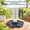 Garden Pollinator Support Bottle Adapter Bee Feeder Water Dispenser Honeycomb Shallow Groove Design