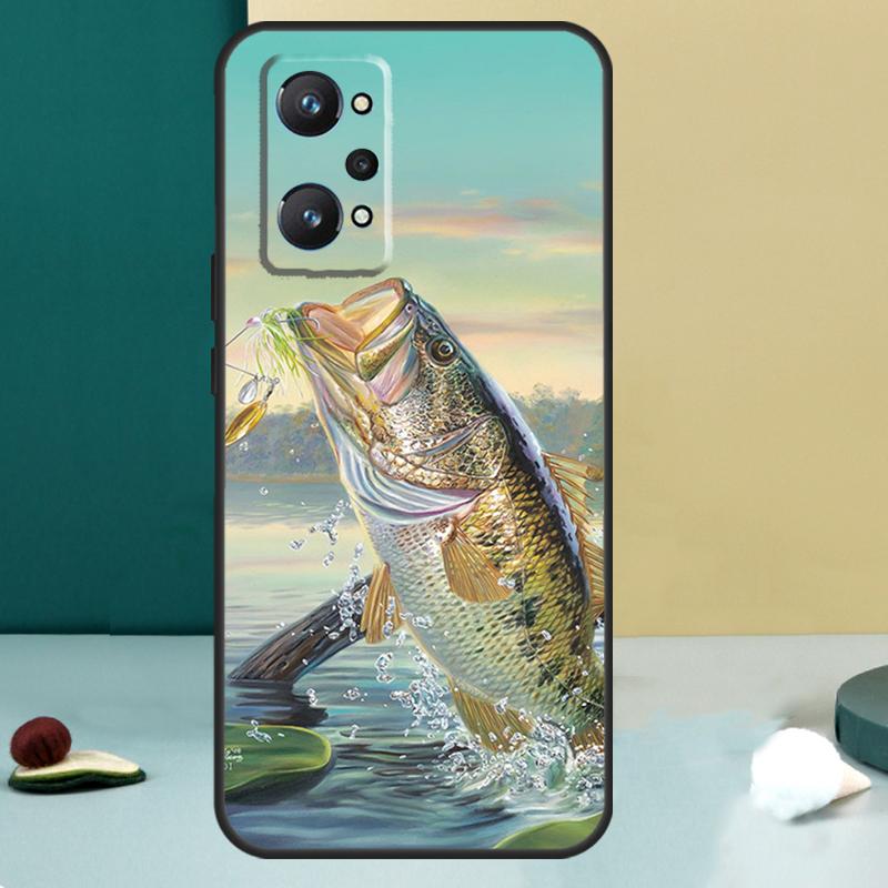 Bass Fishing For Realme GT 6T 5 6 GT 7 Pro C67 C75 C61 C55 C53 C51 C21Y C25S 10 11 12 13 14 Pro Plus Case