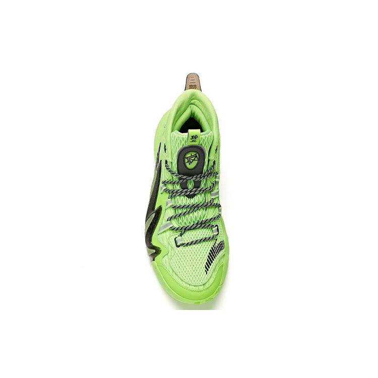 Anta Berserk 2 Cushioning Slip Resistant Abrasion Resistant High Top Basketball Shoes Men's Black Green White 112031602-7