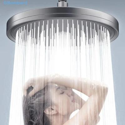 New 6 Modes Large Flow Supercharge Rainfall Shower Head 230mm Round High Pressure Top Spray Rain Showerhead Bathroom Accessories
