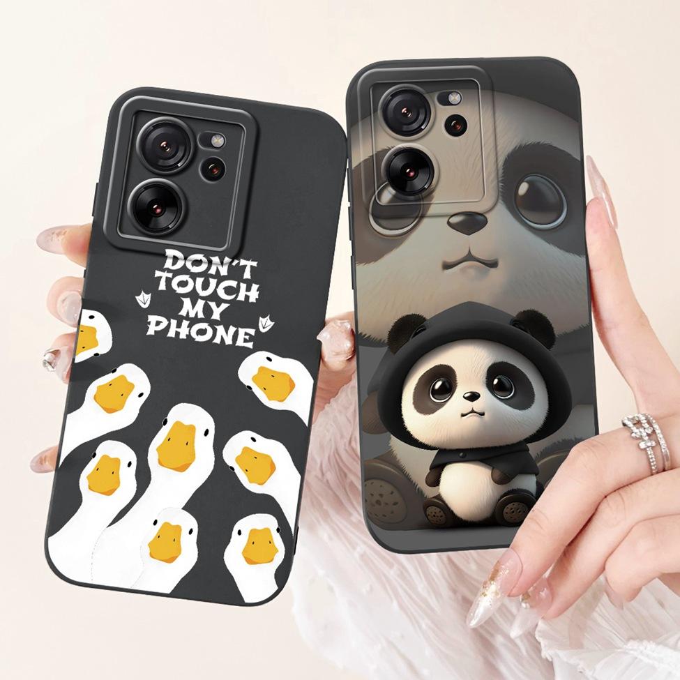 For Xiaomi 13T Pro Case 13T Silicone Cute Cartoon Cat Fashion Luxury Funny Shockproof Back Cover For Xiaomi 13T Phone Case Funda