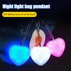 Love Heart Handbag Light Heart-Shaped Purse Light with Automatic LED Sensor Rechargeable Touch Sensing Wallet Tote