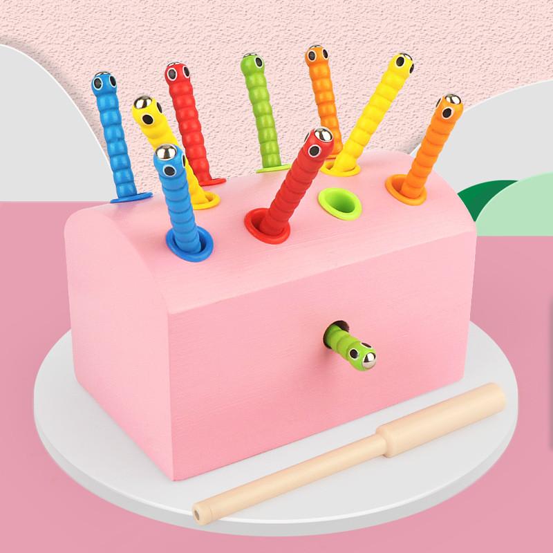 

Ловец Насекомых Магнитная Обучающая Игрушка Дети Мелкая Моторика Подарок Практика Pink