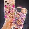 Glitter Strass Mobilskal För iPhone 17 16 15 14 13 12 11 Pro Max Air mini 16e 8 7 Plus X XS XR, Bling Kristall Krona Fjäril Pärla Blomma Design