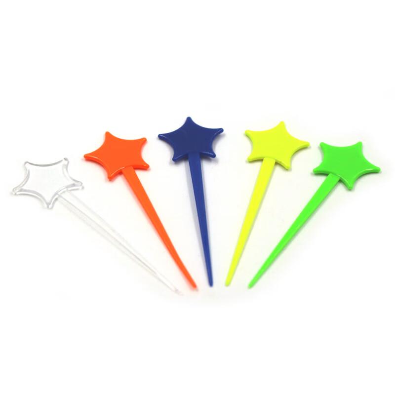 Pabei Einweg-Plastik-Sternfruchtgabeln