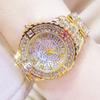 AUP1 Damenuhren Diamant Gold Uhr Damen Armbanduhren Luxusmarke Strass Damen Armbanduhren Weiblich Relogio Feminino