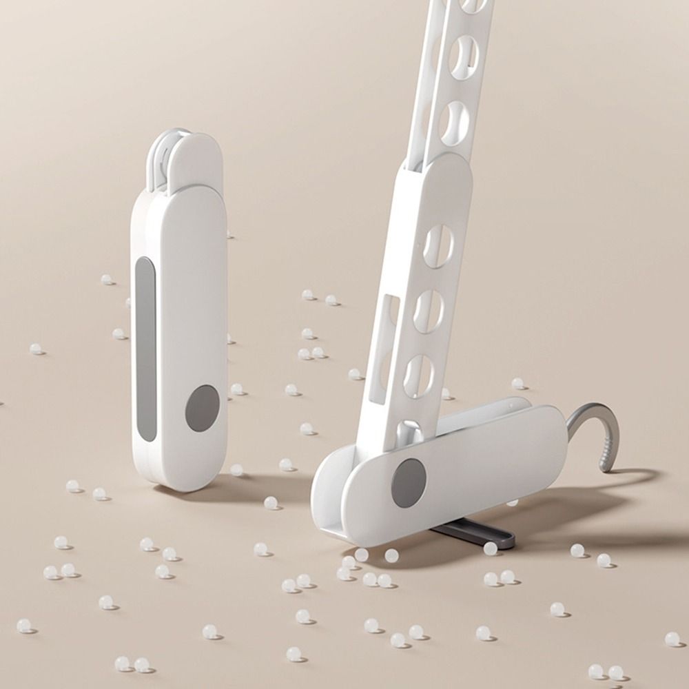 2Pcs Plastic Folding Clothes Hanger Rack Hanging Clothes Hanger Clothes Storage Organizer Hotels