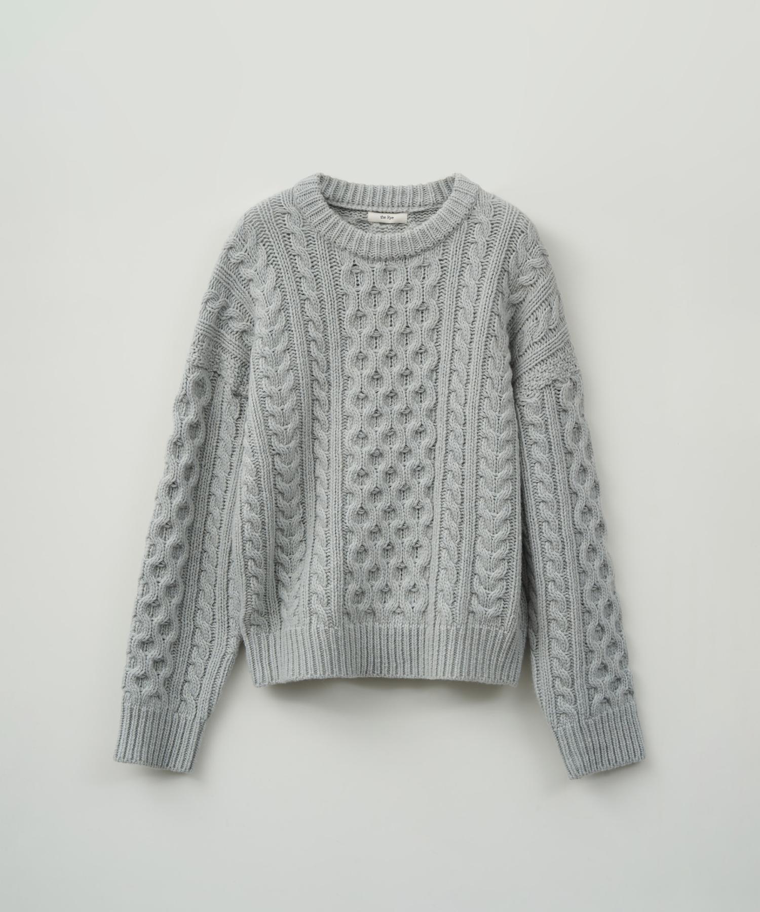 The Rye Cable Pullover Knit(Mint) Mint/Free