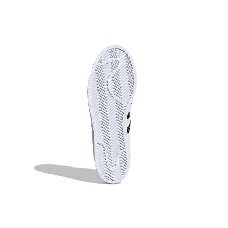 Adidas Originals Superstar Synthetisches Leder Langlebige Low-Top Skate Schuhe Damen Sneaker Weiß FY0258