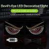 Truck Demon Eye LED Light Dynamic Eye Light Car Front and Rear Display Screen Car Sticker Truck Decoration Expression Light