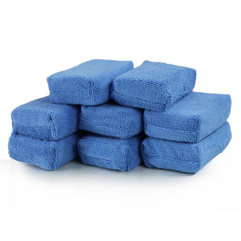 Pack of 8 Car Cleaning Sponge Cloths Car Cleaning Cloths Car Wax Polishing Pad
