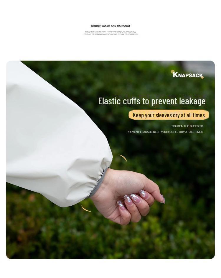 Impermeable largo de cuerpo entero para coche eléctrico de mujer 2024