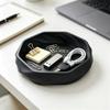 Smooth Swirl Storage Tray, 3D Printed Matte Decorative Tray, Multifunctional Desktop Organizer, for Keys, Small Additions