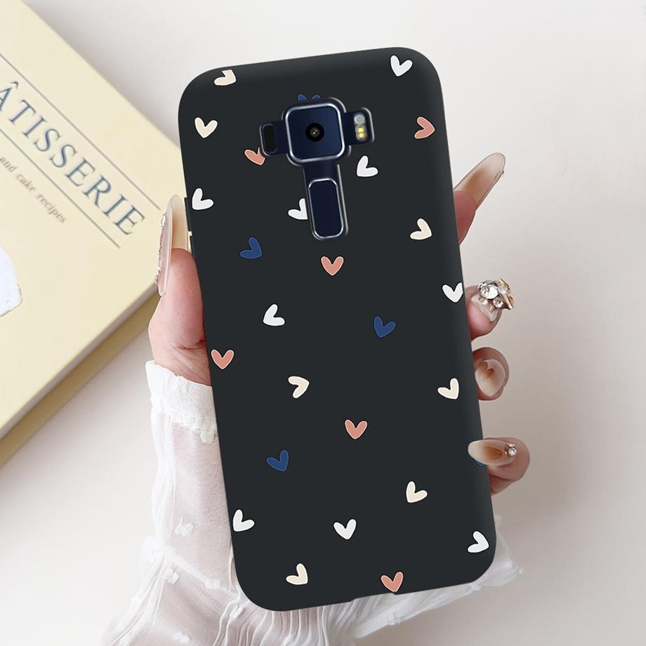 For ASUS Zenfone 3 ZE520KL Z017D 4 Max ZC520KL X008D 3 Max ZC520TL Case Soft Silicone Back Cover Love Heart Butterfly Flower Bag