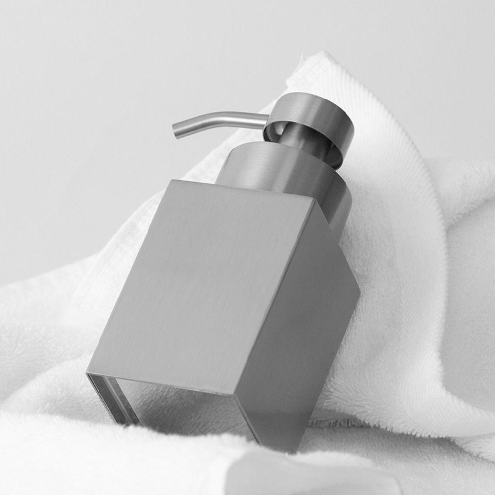 Square Foaming Soap Dispenser Refillable Hand Sanitizer Jar Modern Foam Making Container Household