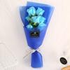 Teacher's Day 5-Flower Bouquet - Red Carnation & Soap Roses, Valentine & Qixi Gift