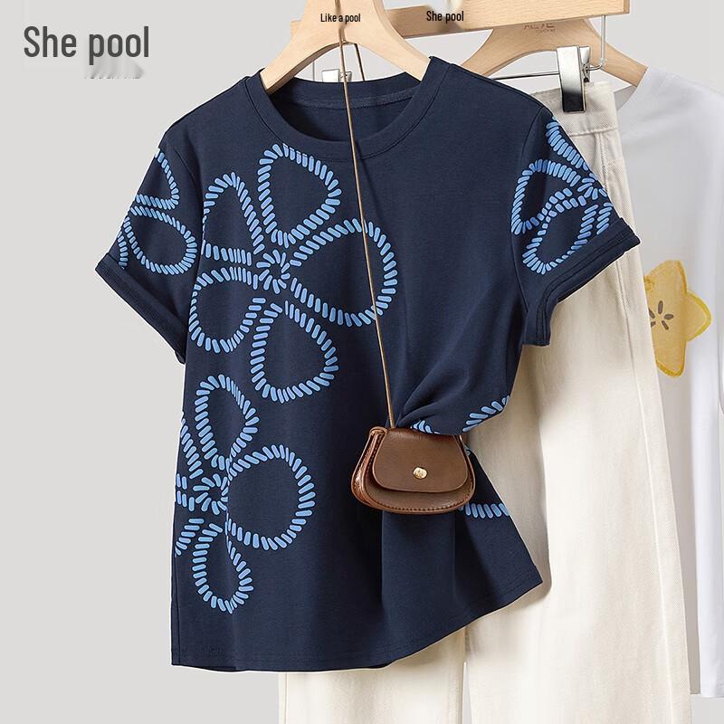 Ta Chi Women s Summer Floral Print T-Shirt S