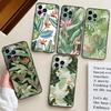 Retro Banana Leaf Plant Phone Case For Samsung Galaxy S25 S24 S23 S21 S20 S22 Ultra S9 S10 Plus S25 FE Back Cover