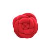 Nordic Woven Rose Plush Pillow for Sofa Back Support Cozy Home Decor Cushion