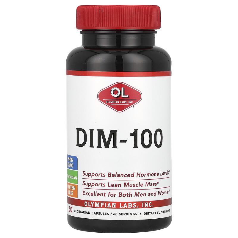 DIM-100, 60 Vegetarian Capsules (100 Mg Per Capsule)
