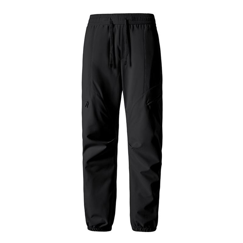 Windproof Softshell Mountaineering Pants: Waterproof, Thickened, Unisex, 3-in-1 Design. S
