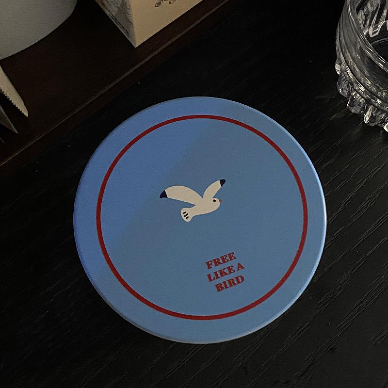 

High-End Niche Glass, Simple Bird Coffee Cup, High Temperature Water Cup dishwasher