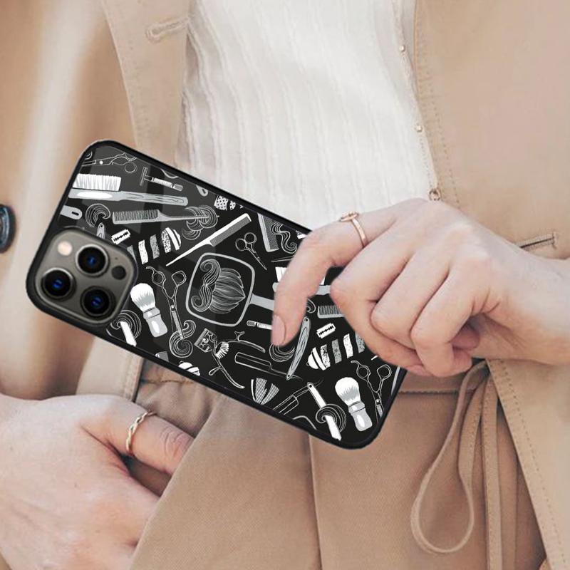 

Barber Shop Poles Magnetic Phone Case For APPLE iPhone 17 Air 16 14 13 12 Pro Max 15 Plus Wireless Charge With MagSafe Cover iPhone 13mini