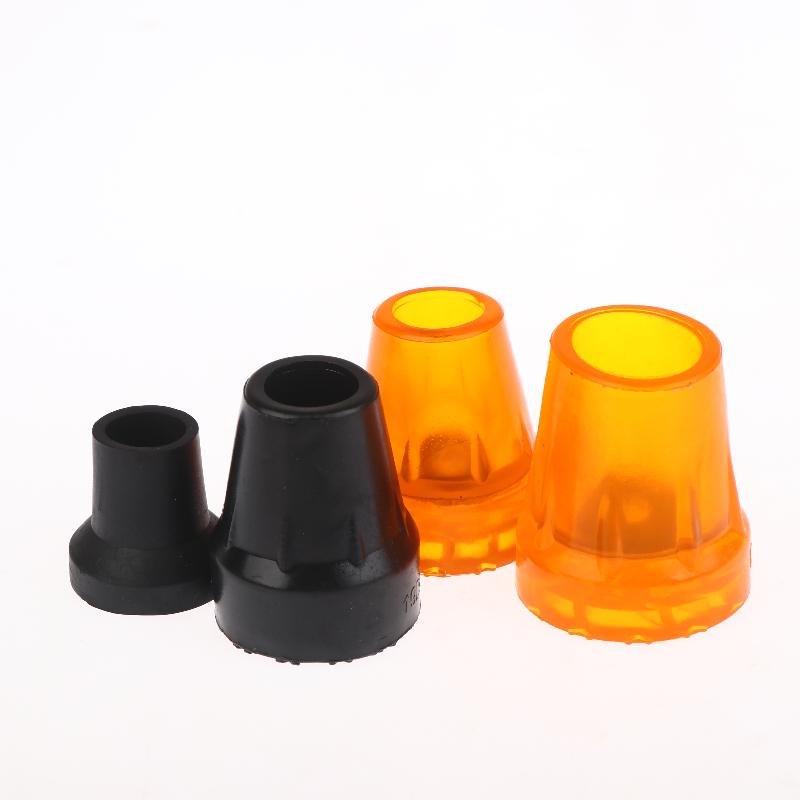 2/4Pcs Cane Mountaineering Stick Protective Pad Universal Crutch Tips Non-Slip Rubber Feet For All Terrain Diy Accessories