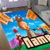 Looney Tunes: Name Frames Customize Text Floor Rug Office Rug Suitable for Dining Room Living Rooms Outdoor Kitchen Anti-slip Rug Office home decor