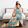 Japanese Blanket T-Totoros Travel Flannel Throw Blanket For Couch Bed Soft Custom DIY Quality Bedspread Gift Idea