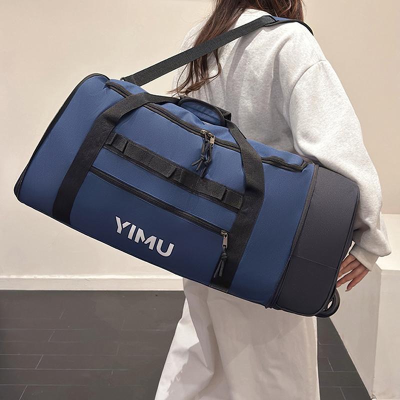 Large-capacity Foldable Travel Bag, One-shoulder Portable Tug Bag, Business Trip Portable Luggage Bag Storage Bag