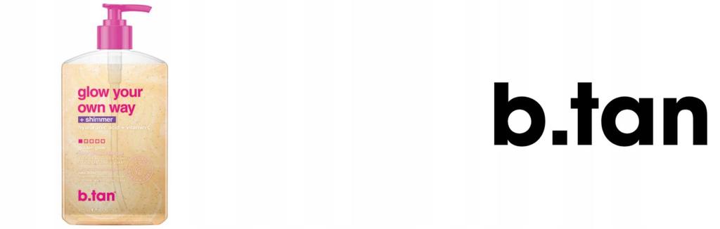 B.tan GLOW YOUR OWN WAY Shimmer Self-Tanning Gel 473 Ml