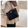 Women's Large Capacity Furry Tote Bag - Versatile Cross-Border Commuter Handbag