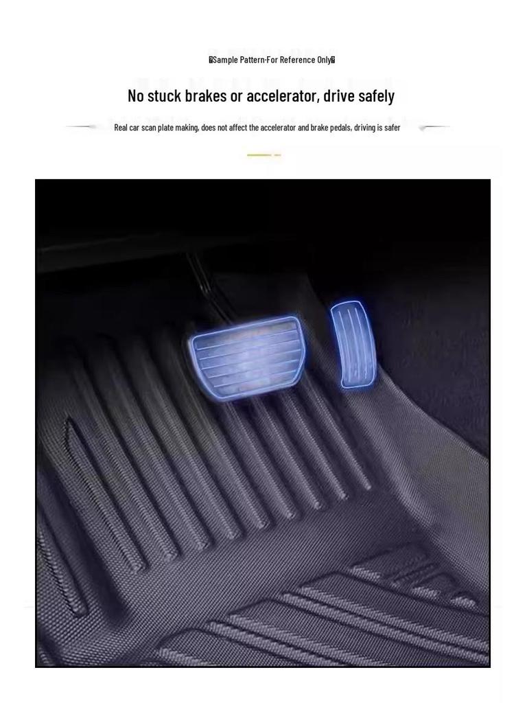 Waterproof TPE Wear-Resistant Floor Mats for 25-Year-Old Chery J6/J7/OMODA RHD Vehicles