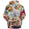 Super Saiyan Goku Printed Men's Fashion Dragonball Long Sleeve Hoodie Ball Z Sweatshirt