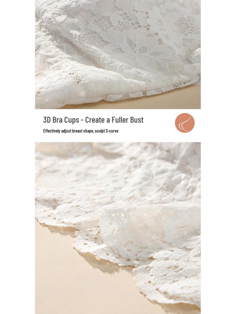 Summer Korean Lace Strapless Bandeau Camisole for Female Students