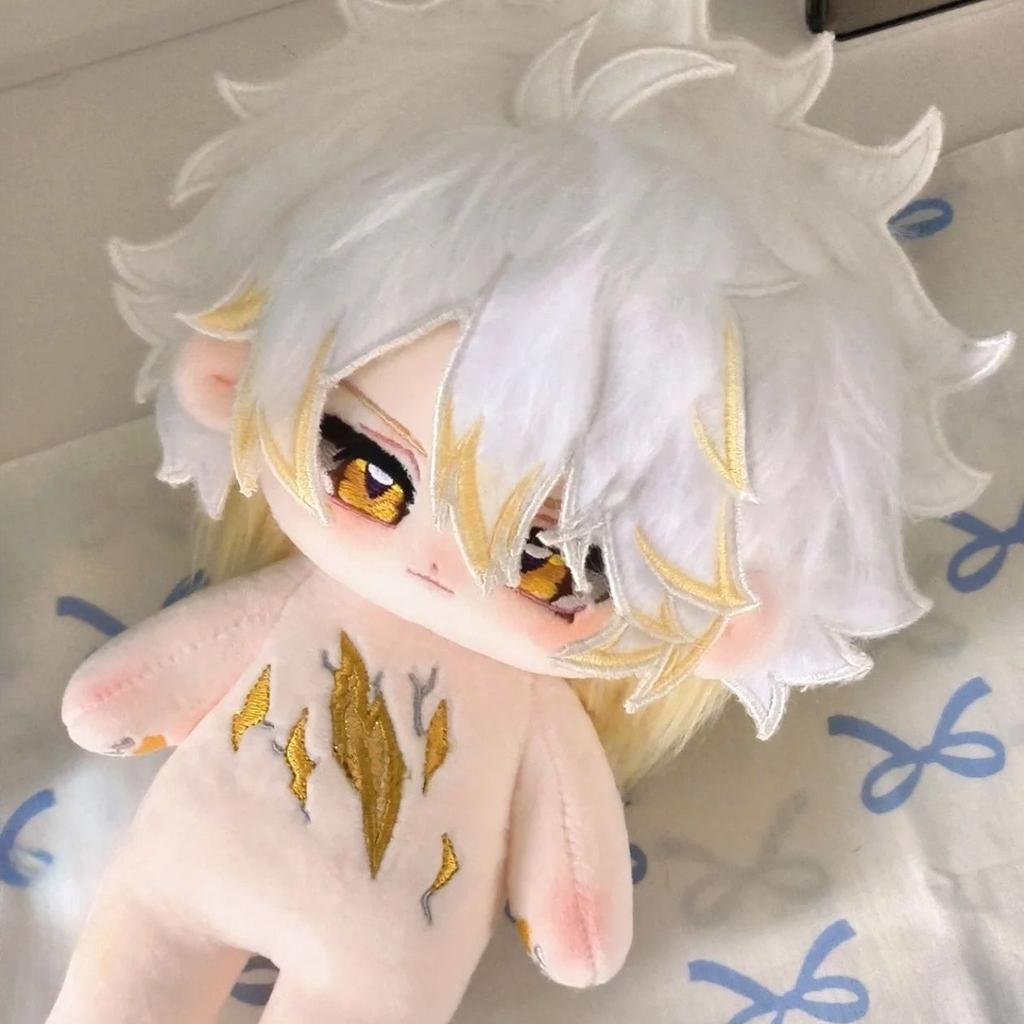 Stuffed 20Cm Game Honkai Star Rail White Calamity Cotton Doll Toys Cos For Fan Collection Kids Adults Birthday Gifts