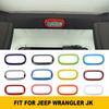 Obere Leselichtabdeckung Zierrahmen Für 2011-17 Jeep Wrangler JK Patriot Compass