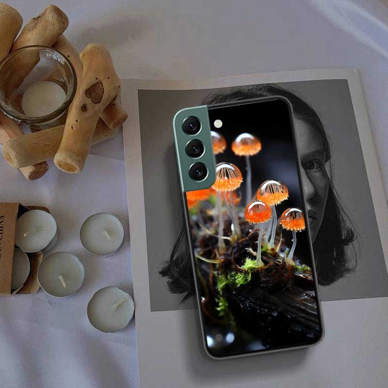 Fungal Aesthetics Phone Case For Samsung Galaxy S22 S25 Ultra S21 S10 Plus S26 Edge S20 S23 S24 FE Cover Silicone Soft TPU C