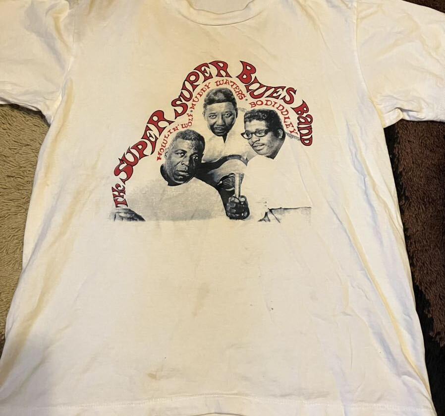 VTG The Super Super Blues Band WHITE T-shirt Unisex All sizes XZ951 Unisex T-Shirt XXXL