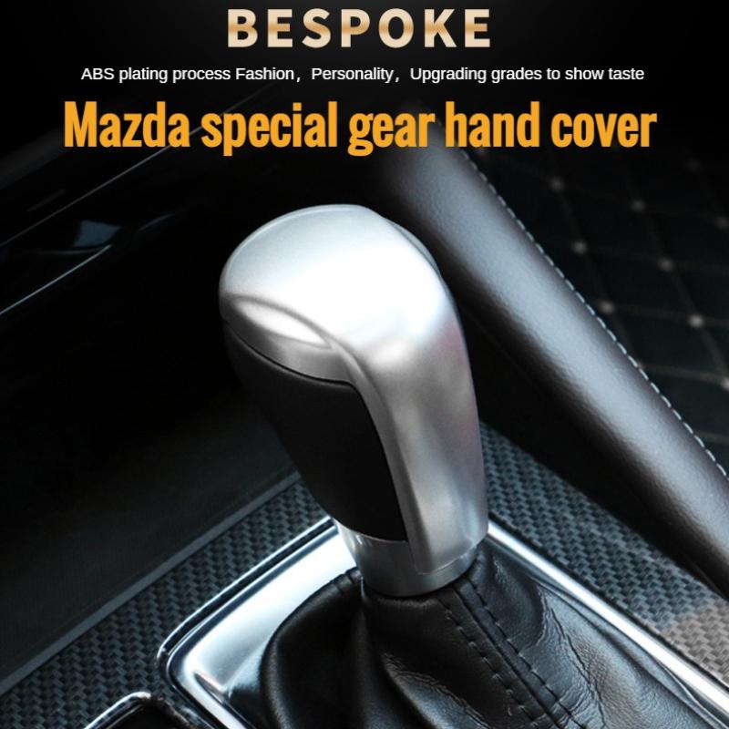 Auto-Getriebekopf-Schaltknauf-Griffabdeckung, Zieraufkleber für Mazda 2 3 6 BM GJ Demio CX3 CX5 CX8 CX9 Axela 2014-2021 2022 Zubehör