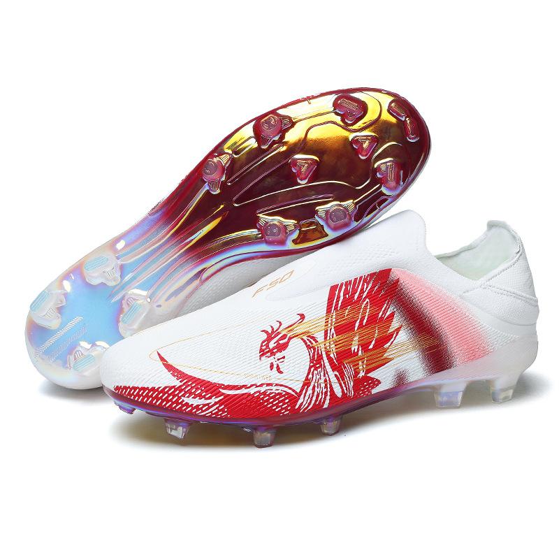 New Men'S Football Shoes, Youth Spikes Ag Non-Slip Sports Shoes, Professional Competition Wear-Resistant Football Shoes