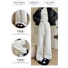 White Padded Wide-leg Pants Women's Autumn and Winter New Loose Straight Fleece Sweatpants Wear Lazy Wind Sports Wide-leg Pants