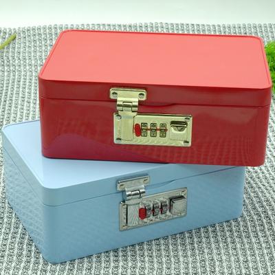 Key Safe Box Storage Organizer Metal Cash Box with Combination Lock Secure Money Storage for Business & Retail