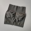 High Waist Yoga Sports Shorts Solid Color Slimming Running Shorts Solid Color