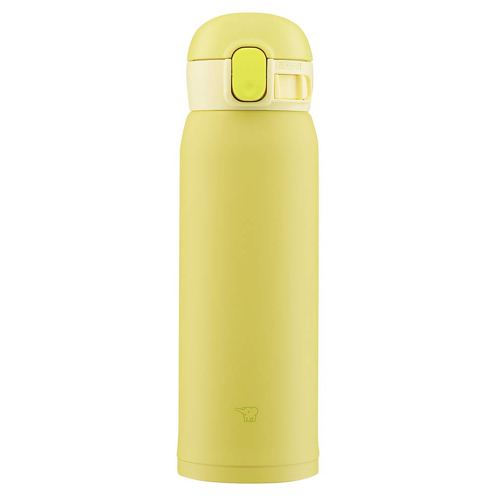 Zojirushi Stainless Steel Mug Seamless Lemon Water Bottle One-Touch 0.48L SM-WA48-YA лимон