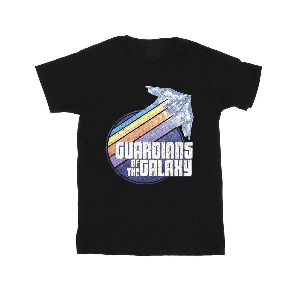 Guardians Of The Galaxy Mens Badge Rocket T-Shirt